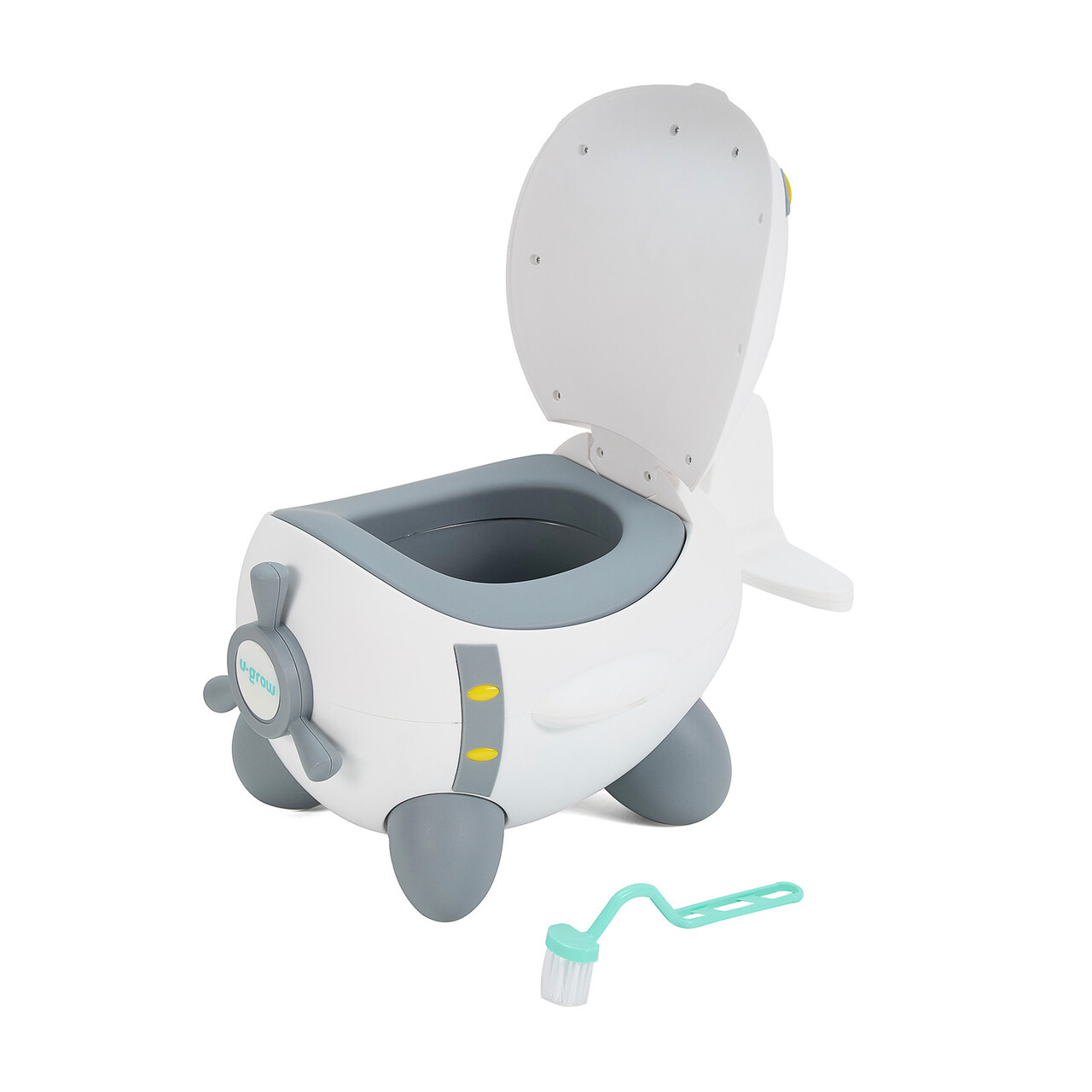 Olita avion U-grow, 39x30x28 cm, plastic, alb - imagine 5